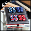 Best Quality Hand Made Silk Knot Elastic Cufflinks